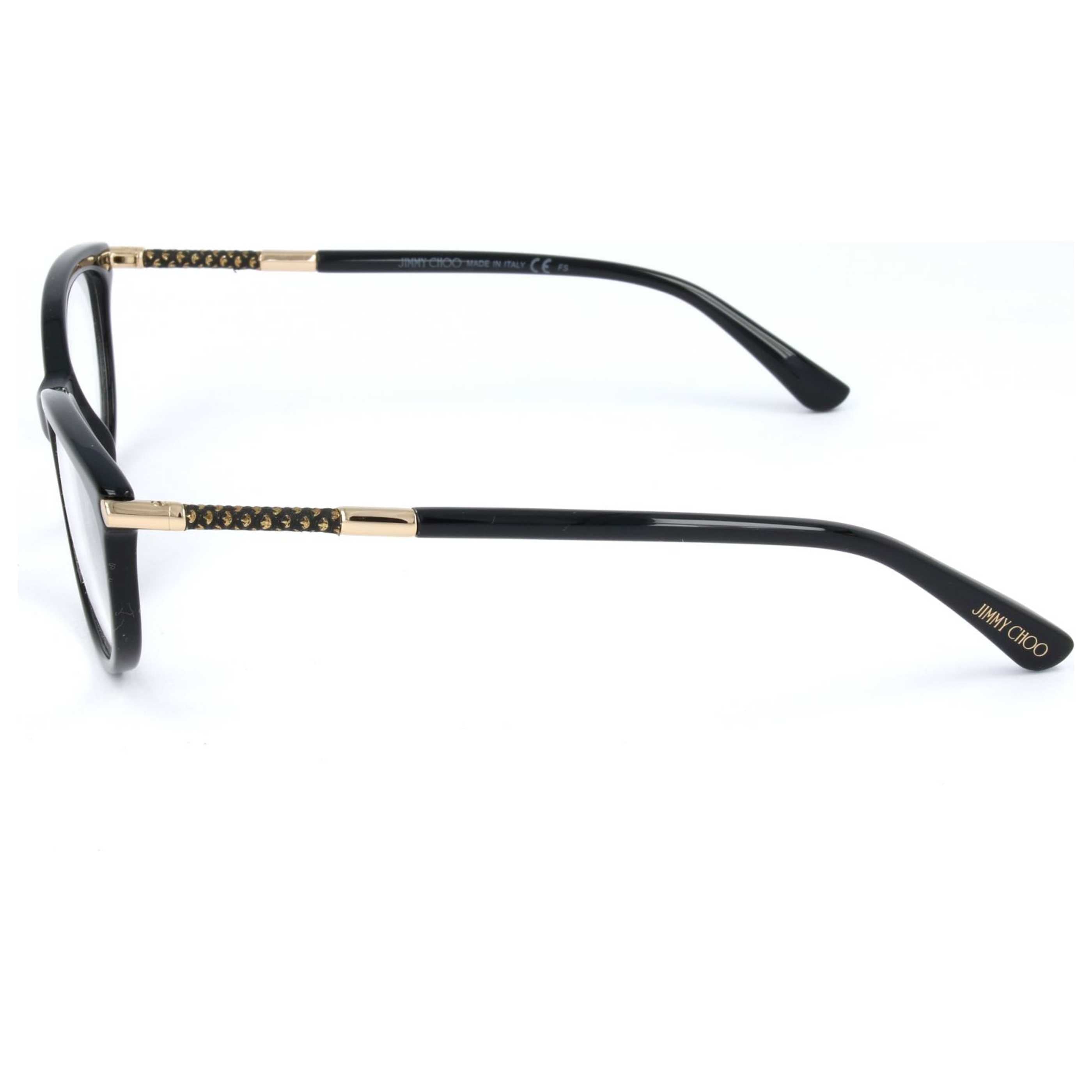 משקפי ראייה Jimmy Choo דגם Jc154 לנשים 53 מ״מ בצבע שחור