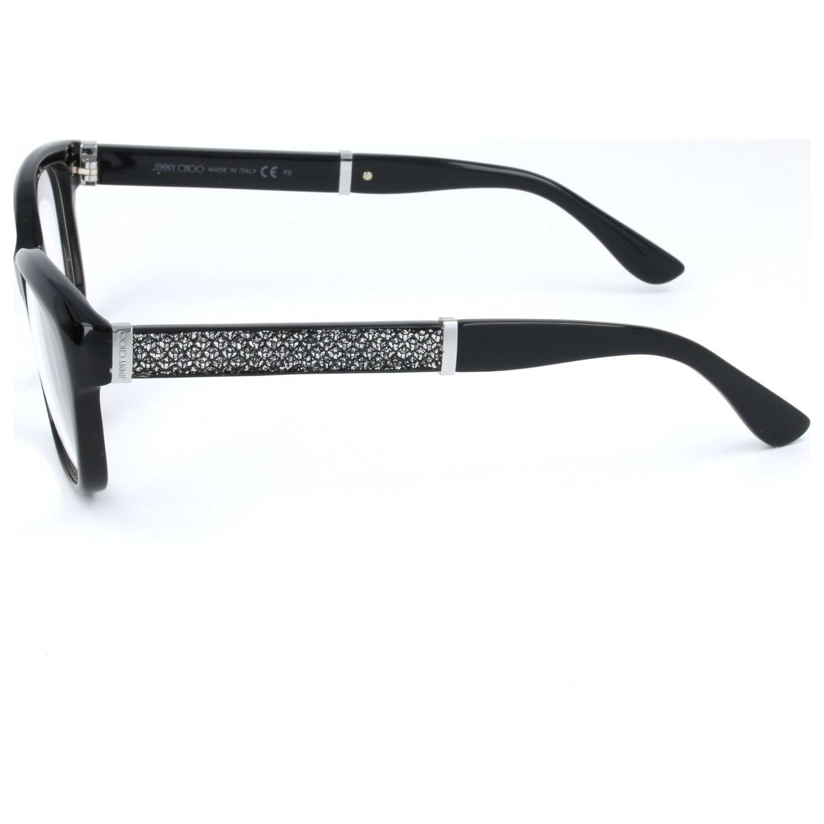 משקפי ראייה Jimmy Choo דגם Jc178 לנשים 53 מ״מ בצבע שחור Glitter