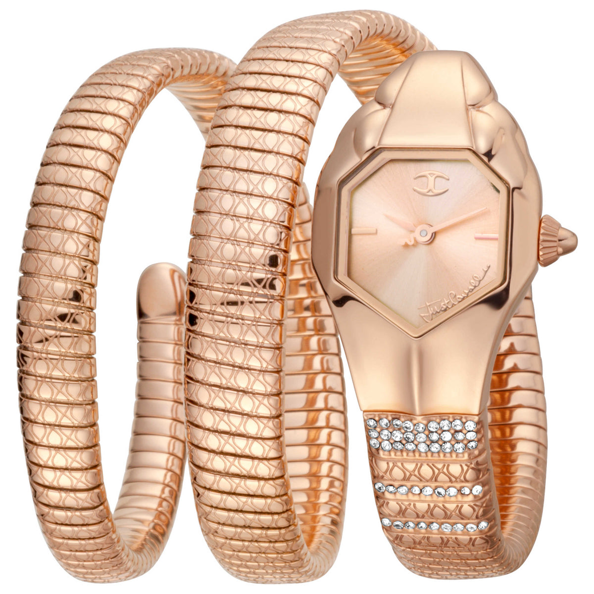 Just Cavalli Women's Glam Snake 22mm Quartz Watch JC1L112M0035