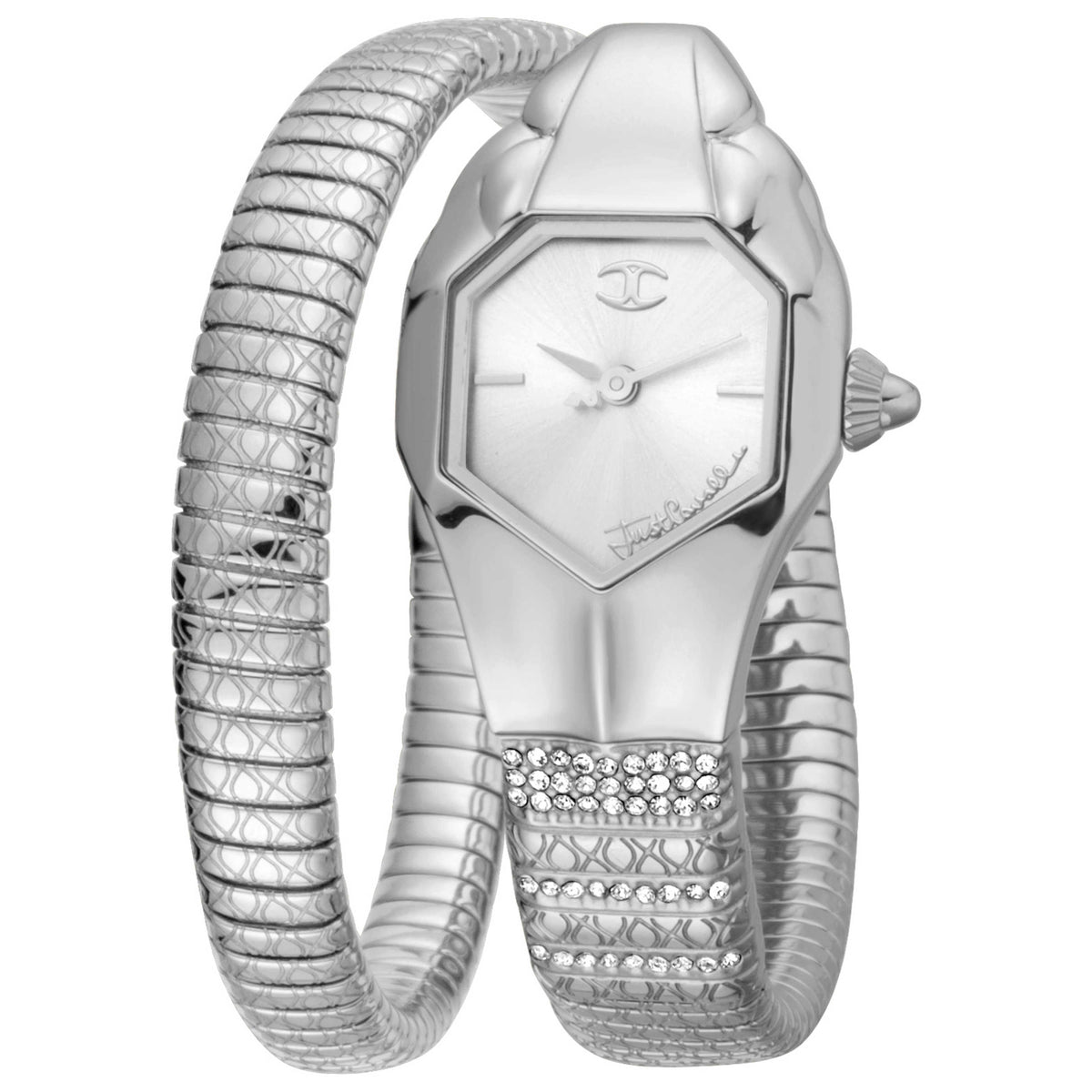 Just Cavalli Women's Snake 316L Stainless Steel Watch