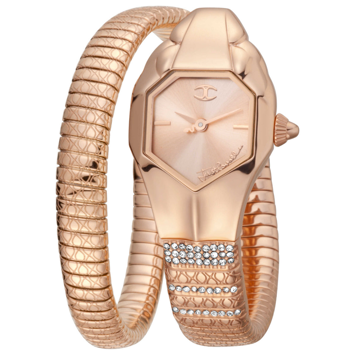 שעון Just Cavalli דגם Snake לנשים 22 מ״מ קוורץ
