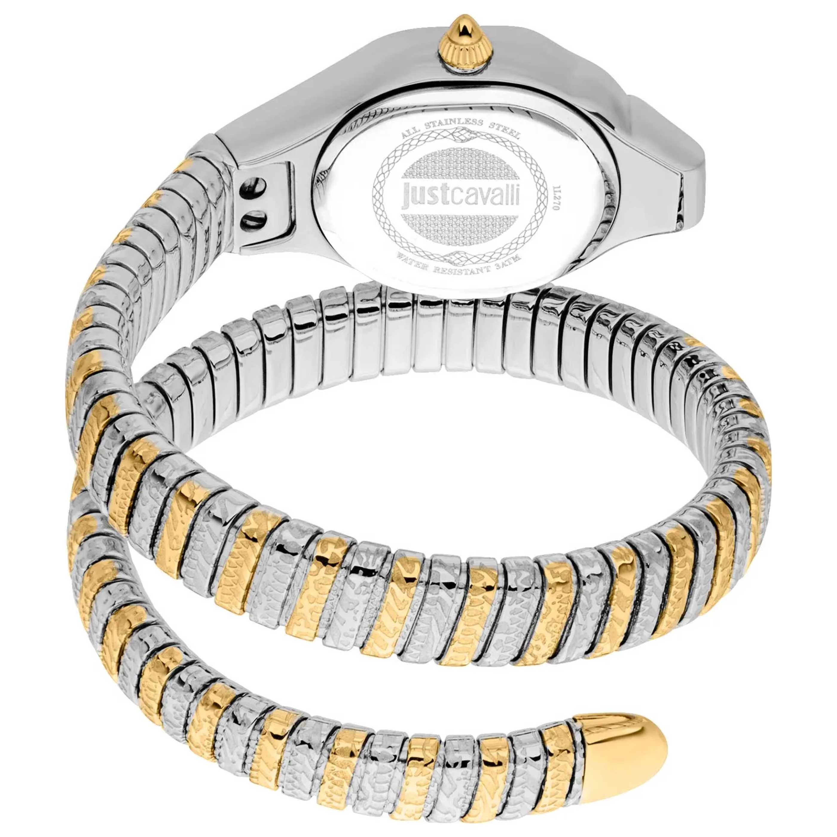 שעון לאישה Signature Snake של Just Cavalli, קוורץ, 22 מ״מ