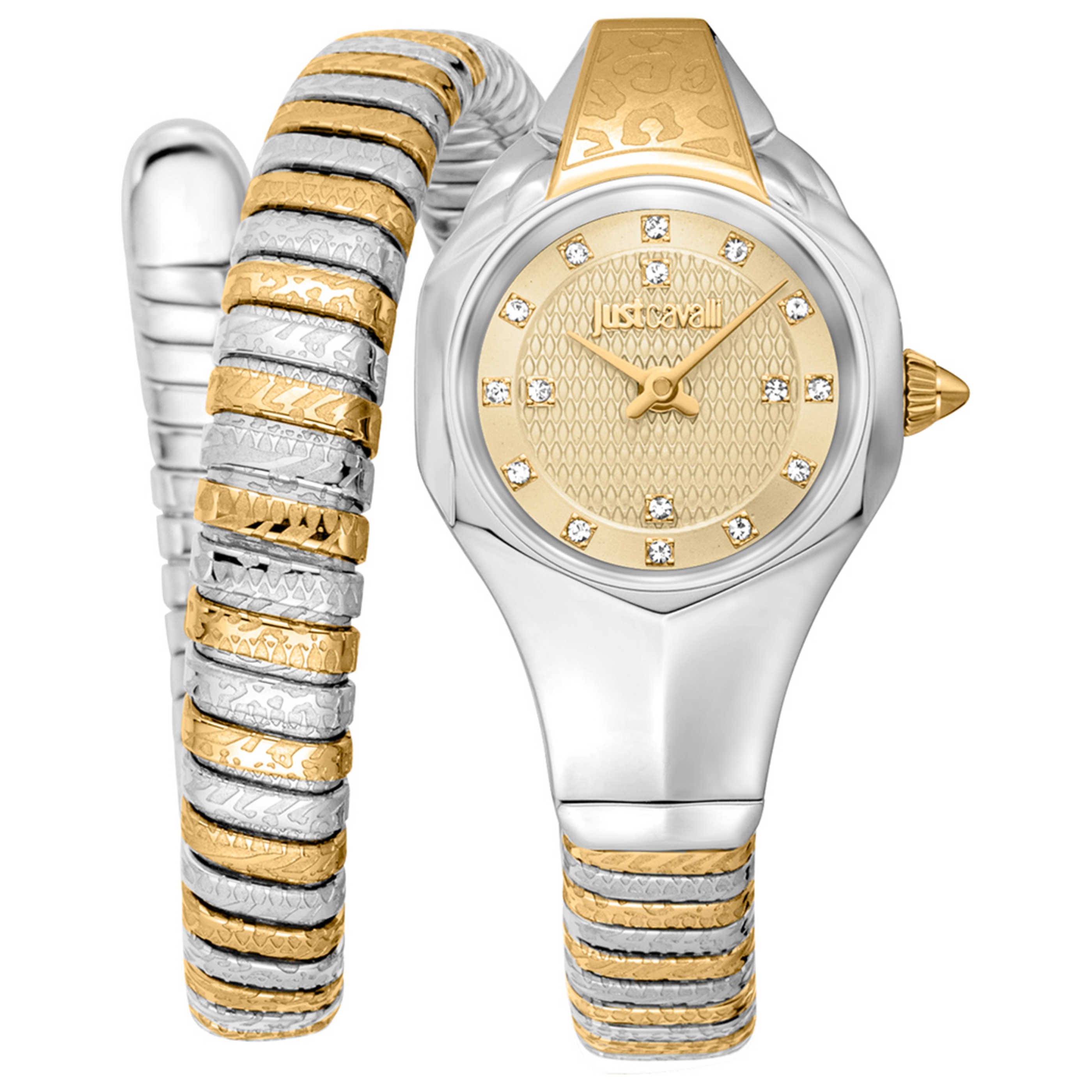 שעון לאישה Signature Snake של Just Cavalli, קוורץ, 22 מ״מ