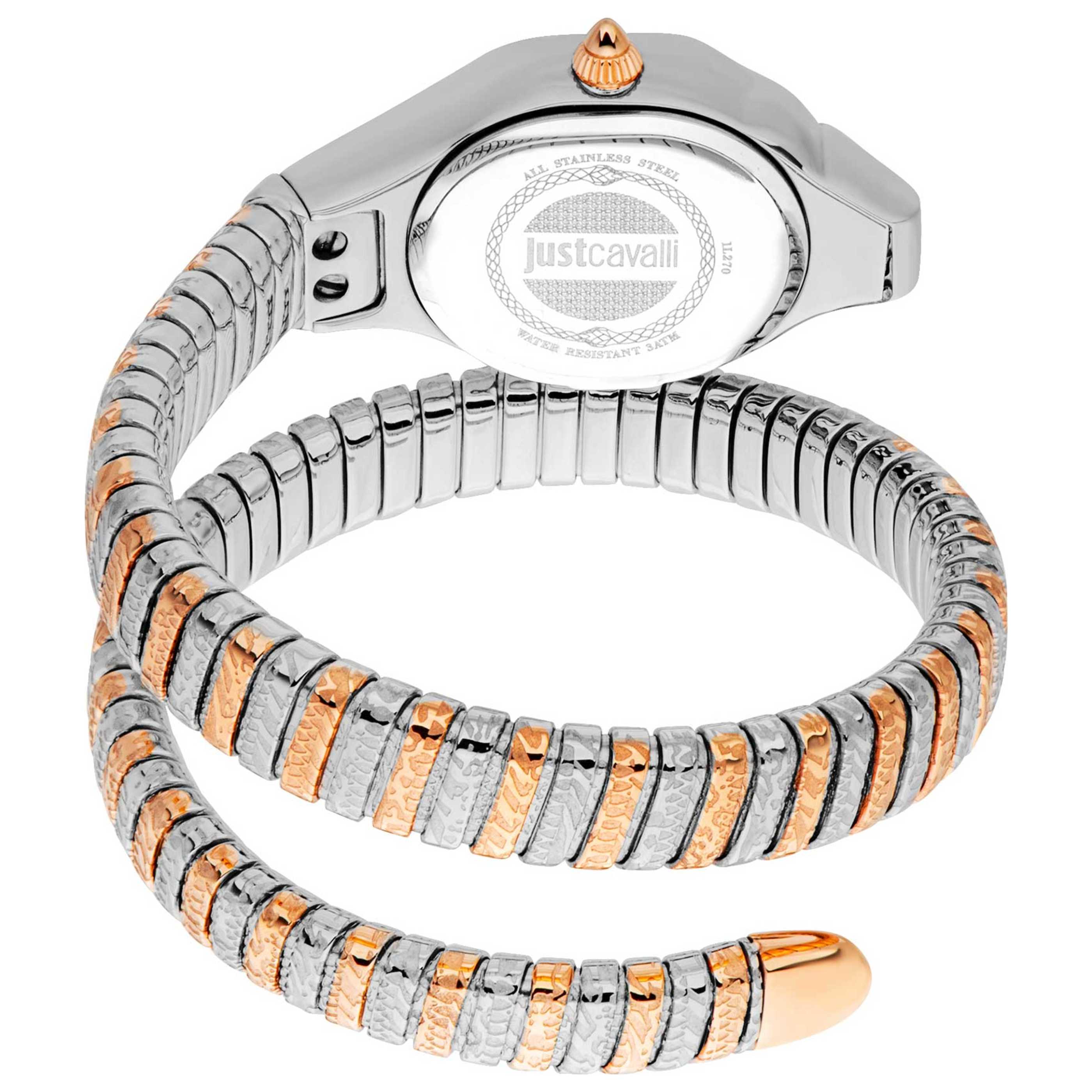 שעון לאישה Signature Snake של Just Cavalli, קוורץ, 22 מ״מ