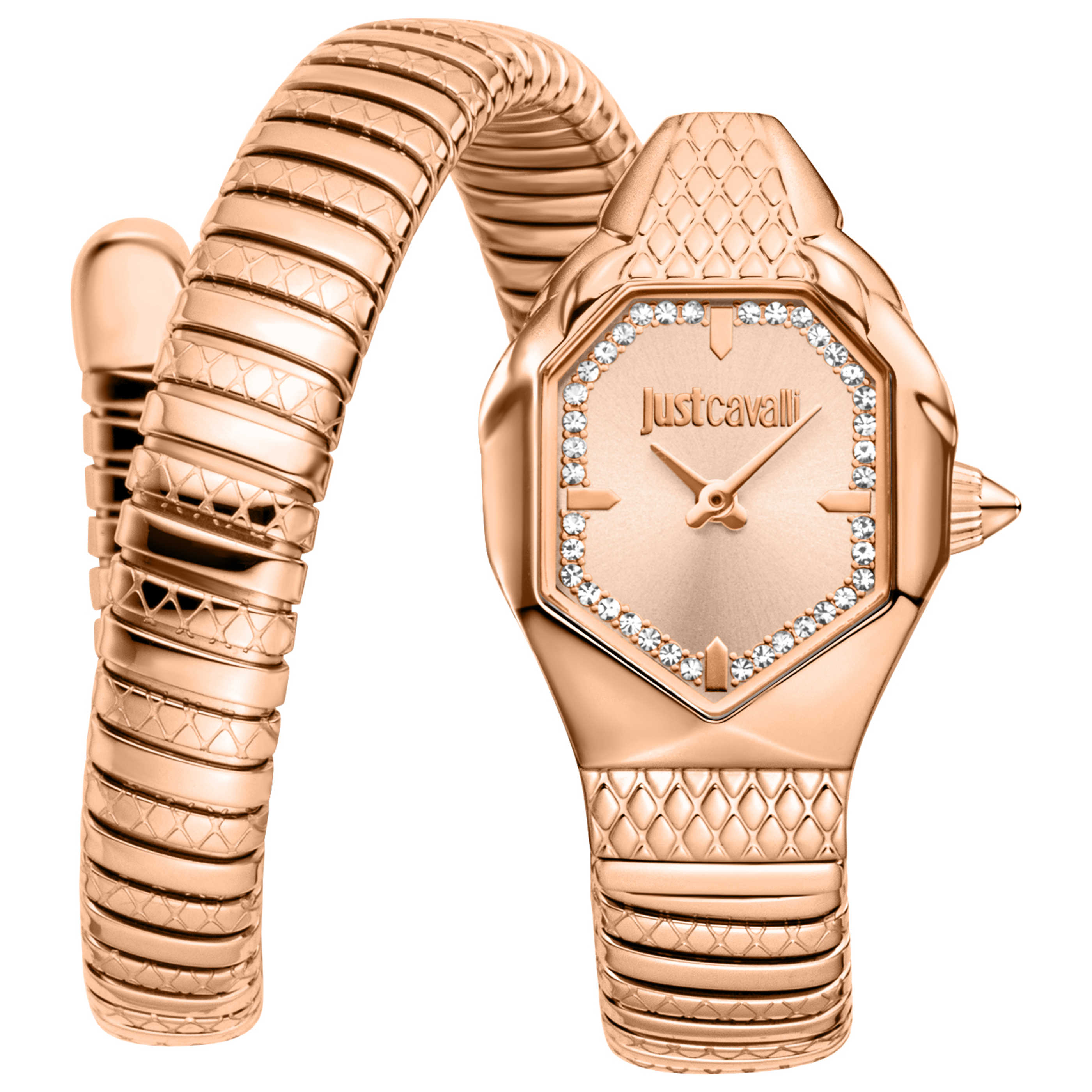 שעון לאישה Snake של Just Cavalli, קוורץ, 22 מ״מ