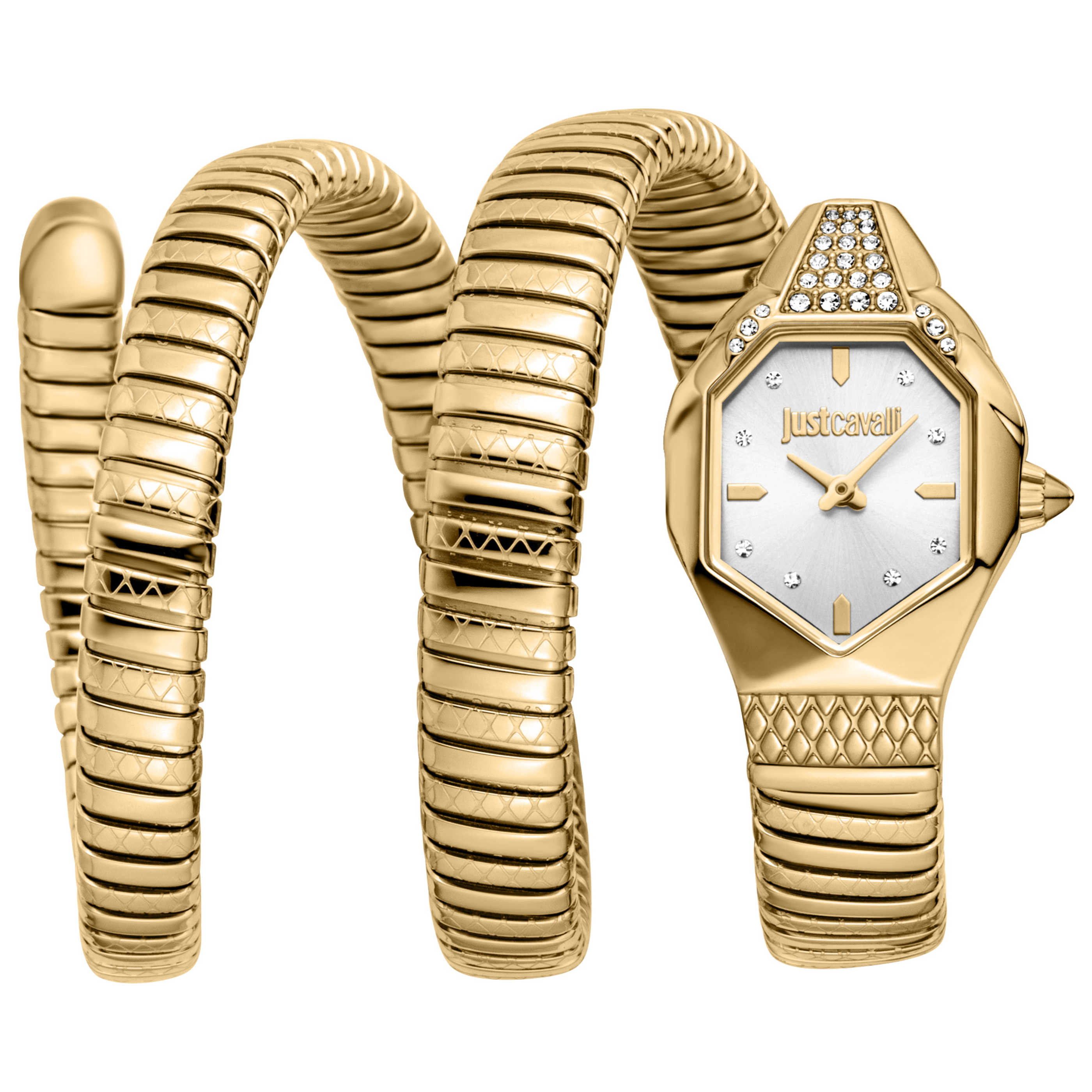 שעון לאישה Snake של Just Cavalli, קוורץ, 22 מ״מ