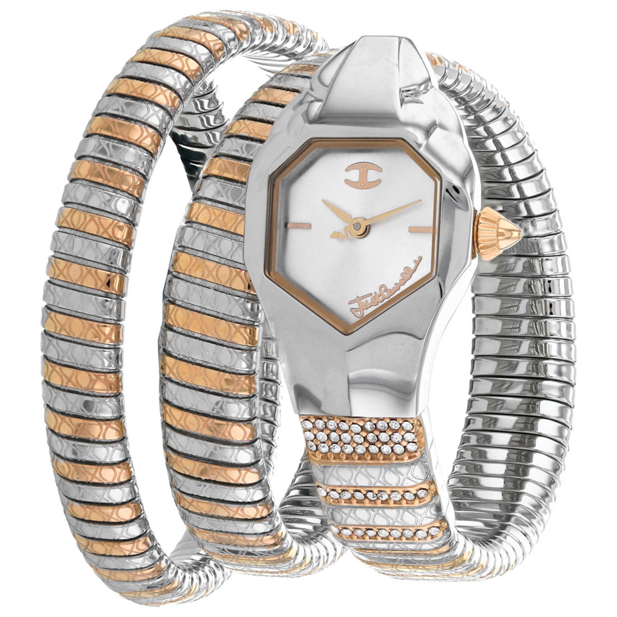 Just Cavalli Women's Glam Snake 22mm Quartz Watch JC1L112M0055
