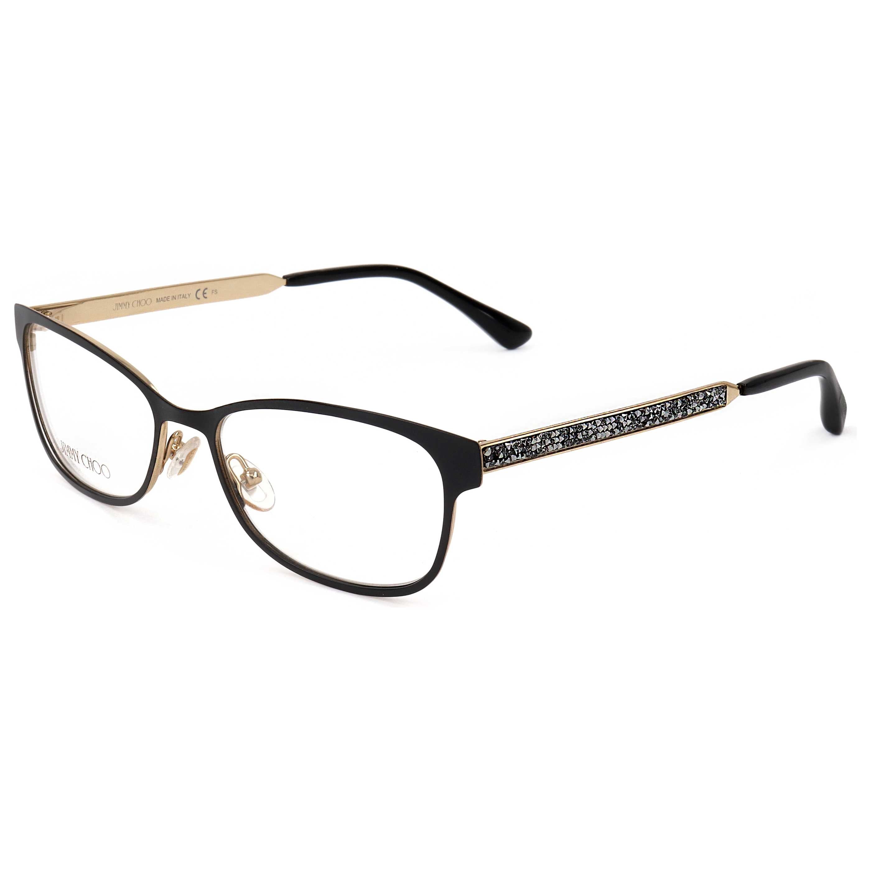 משקפי ראייה Jimmy Choo דגם Jc203 לנשים 52 מ״מ בצבע שחור מט