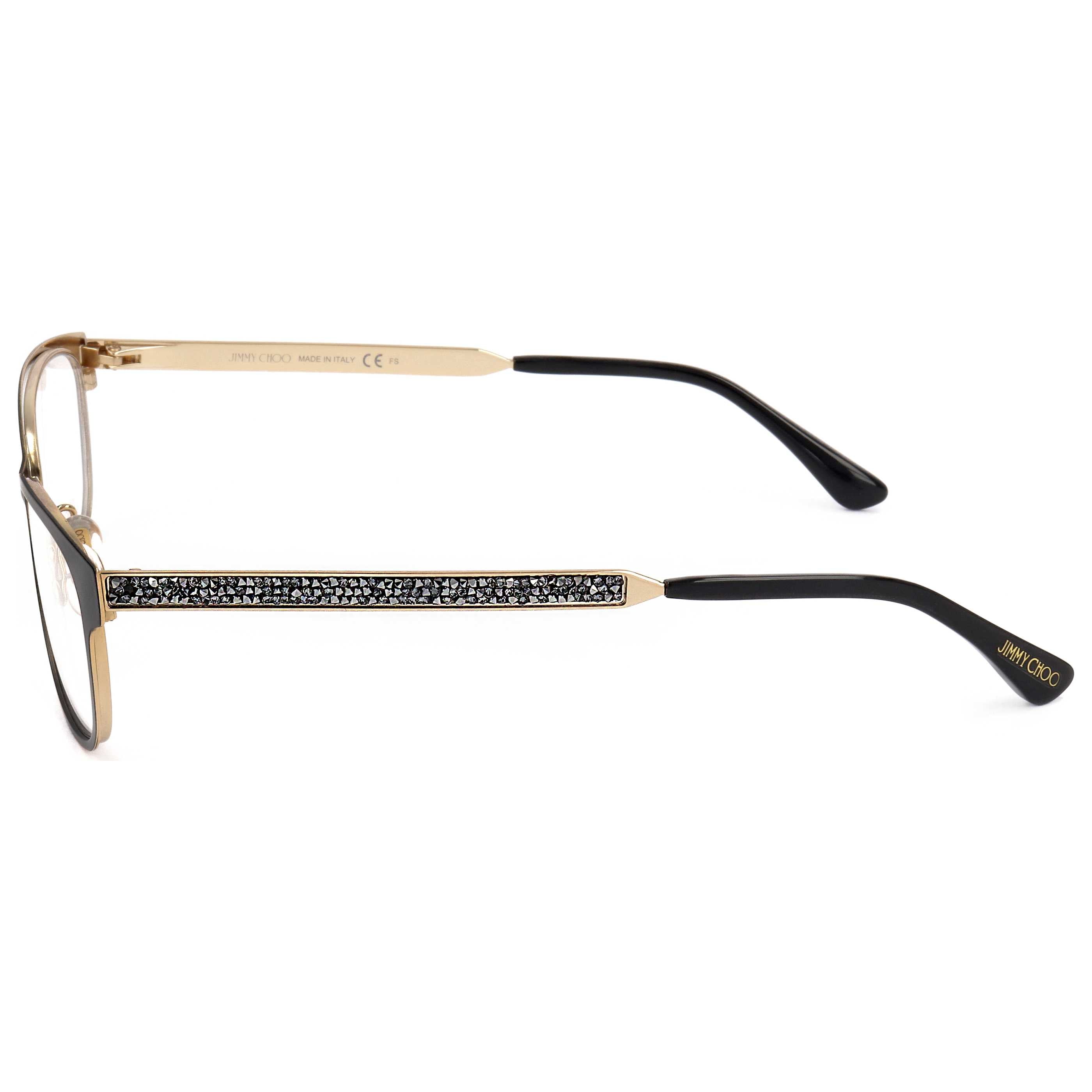 משקפי ראייה Jimmy Choo דגם Jc203 לנשים 52 מ״מ בצבע שחור מט