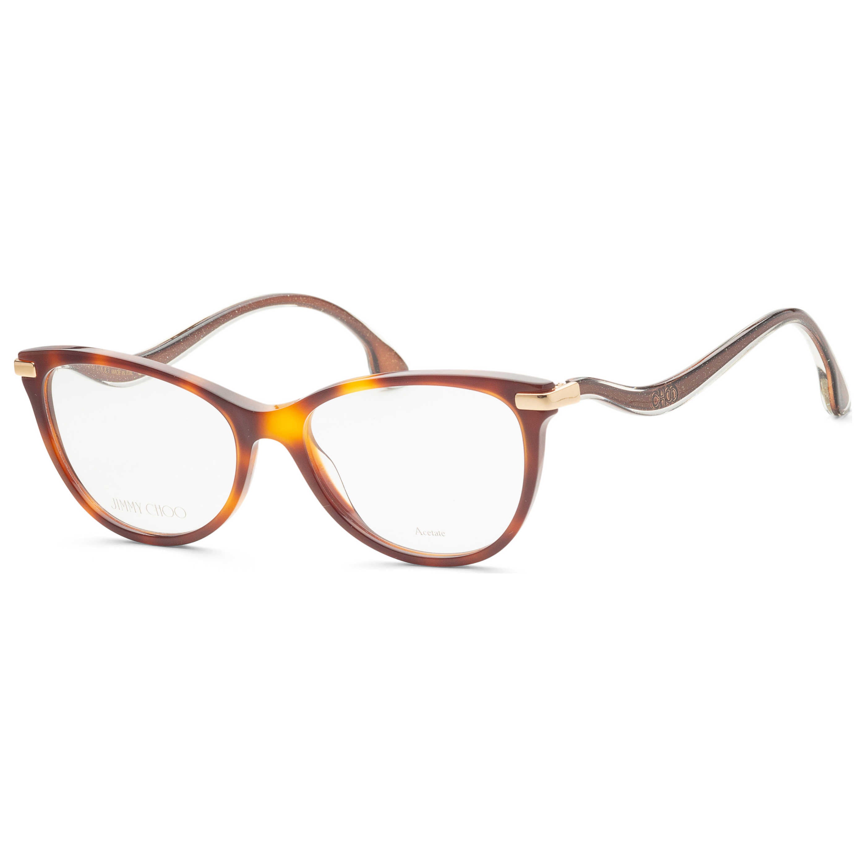משקפי ראייה Jimmy Choo דגם Core לנשים 54 מ״מ בצבע הוואנה