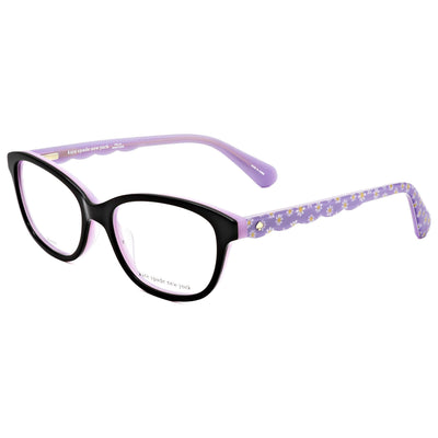 משקפי ראייה Kate Spade דגם Kids יוניסקס 48 מ״מ בצבע שחור Lilac