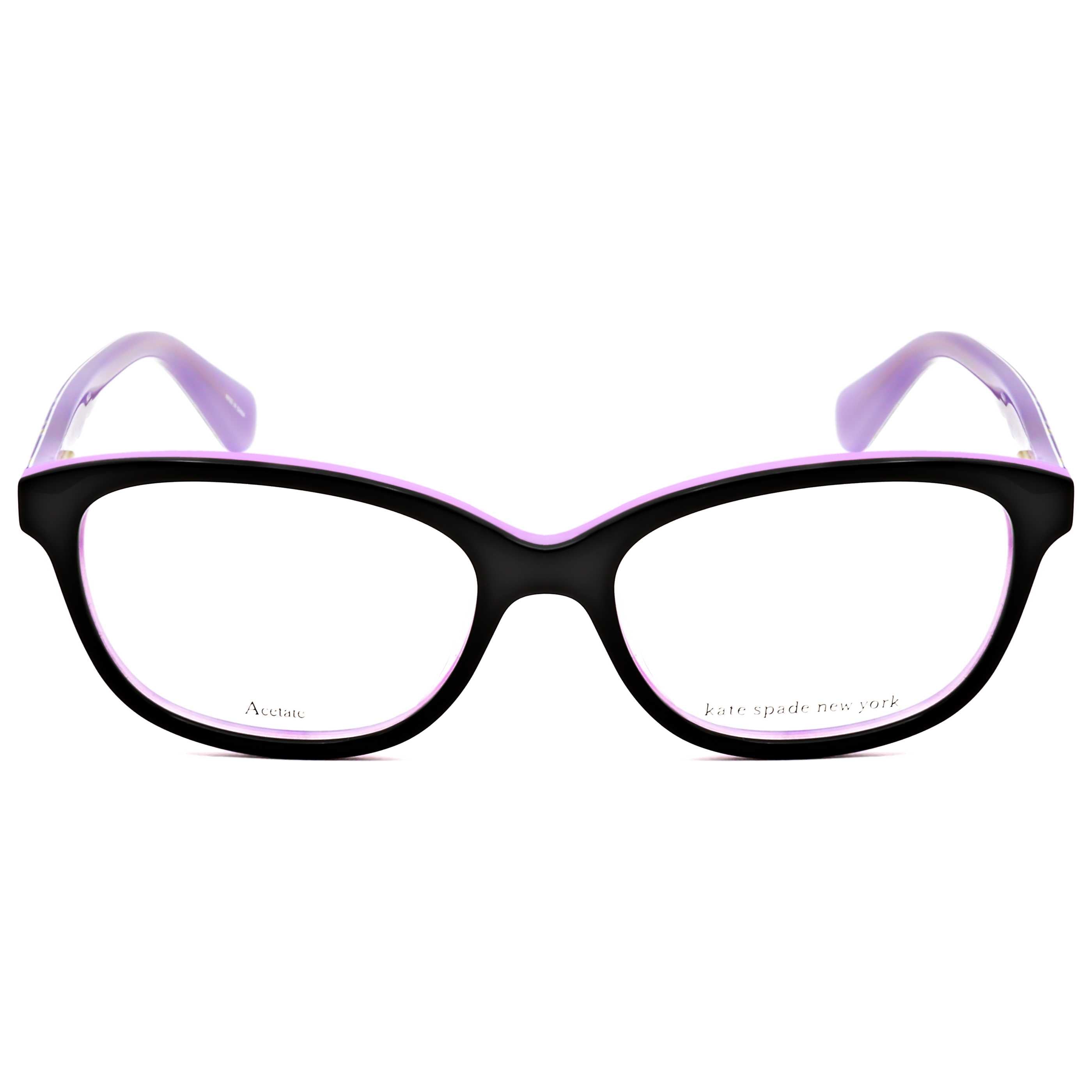 משקפי ראייה Kate Spade דגם Kids יוניסקס 48 מ״מ בצבע שחור Lilac