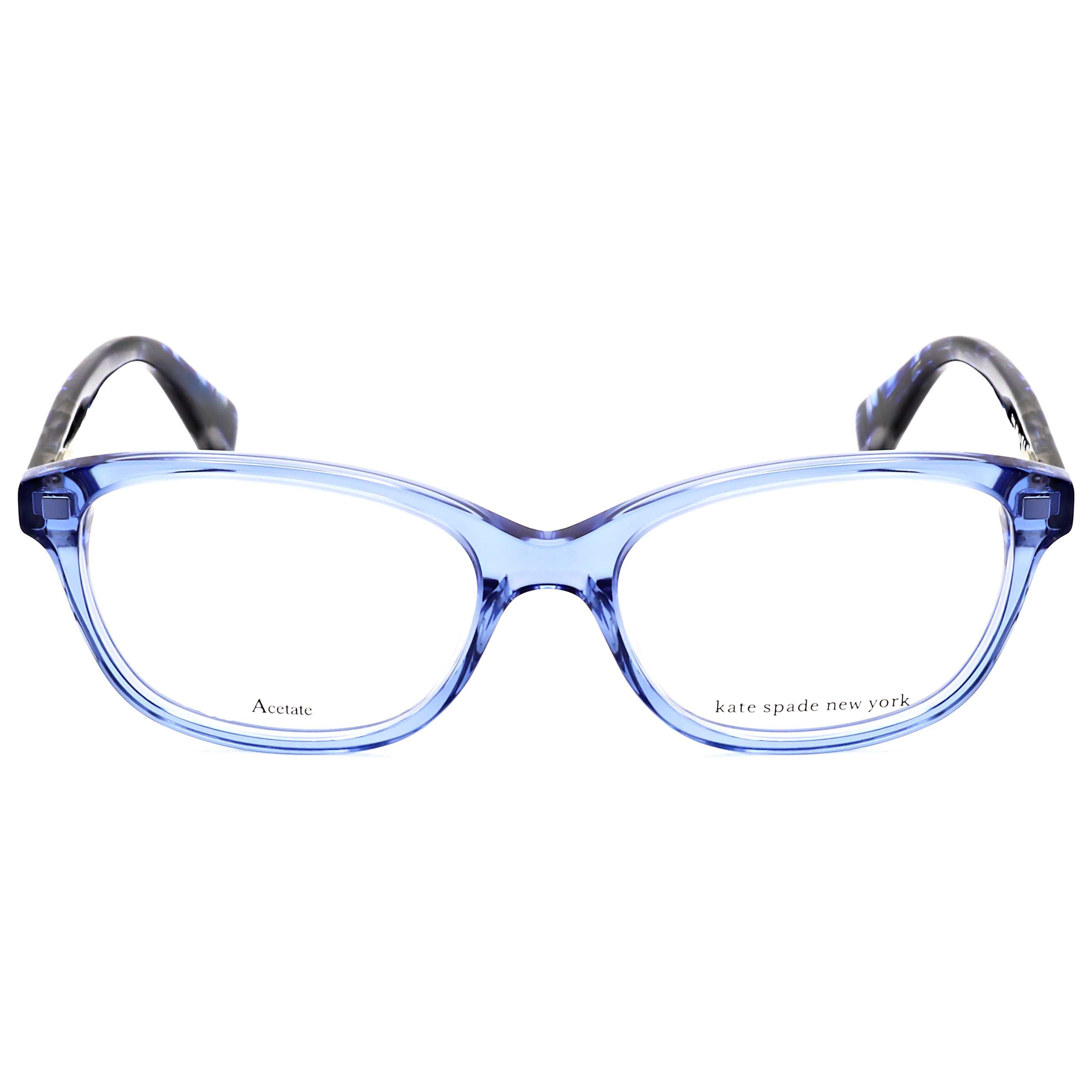 משקפי ראייה Kate Spade דגם Kids יוניסקס 48 מ״מ בצבע שקוף כחול הוואנה