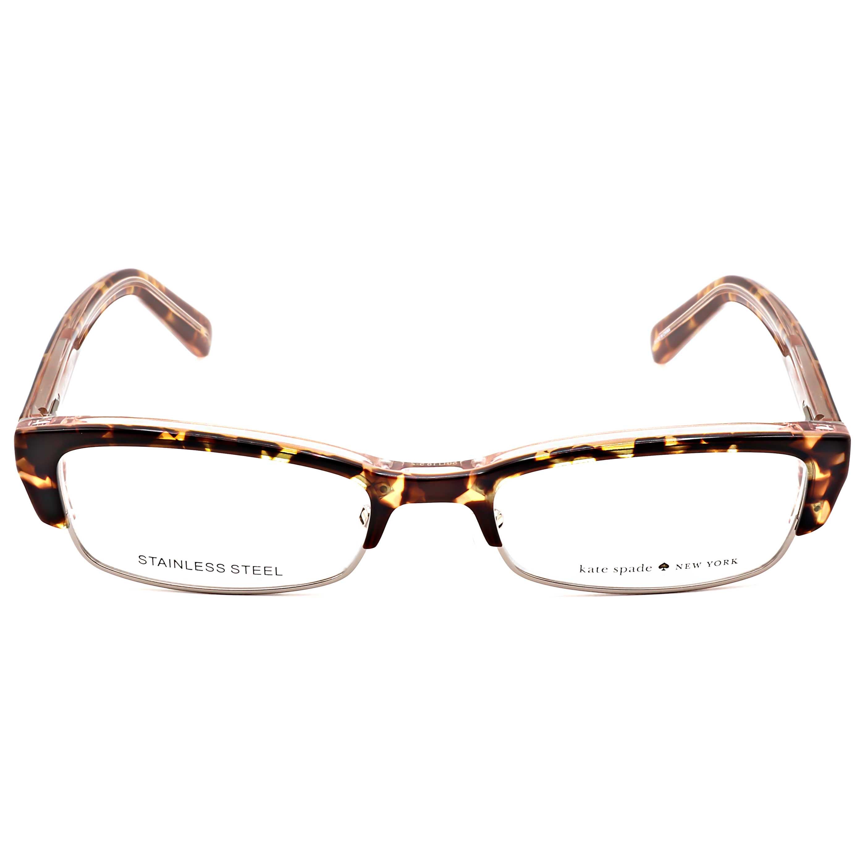 משקפי ראייה Kate Spade דגם Joetta יוניסקס 50 מ״מ בצבע שריון צב זהב