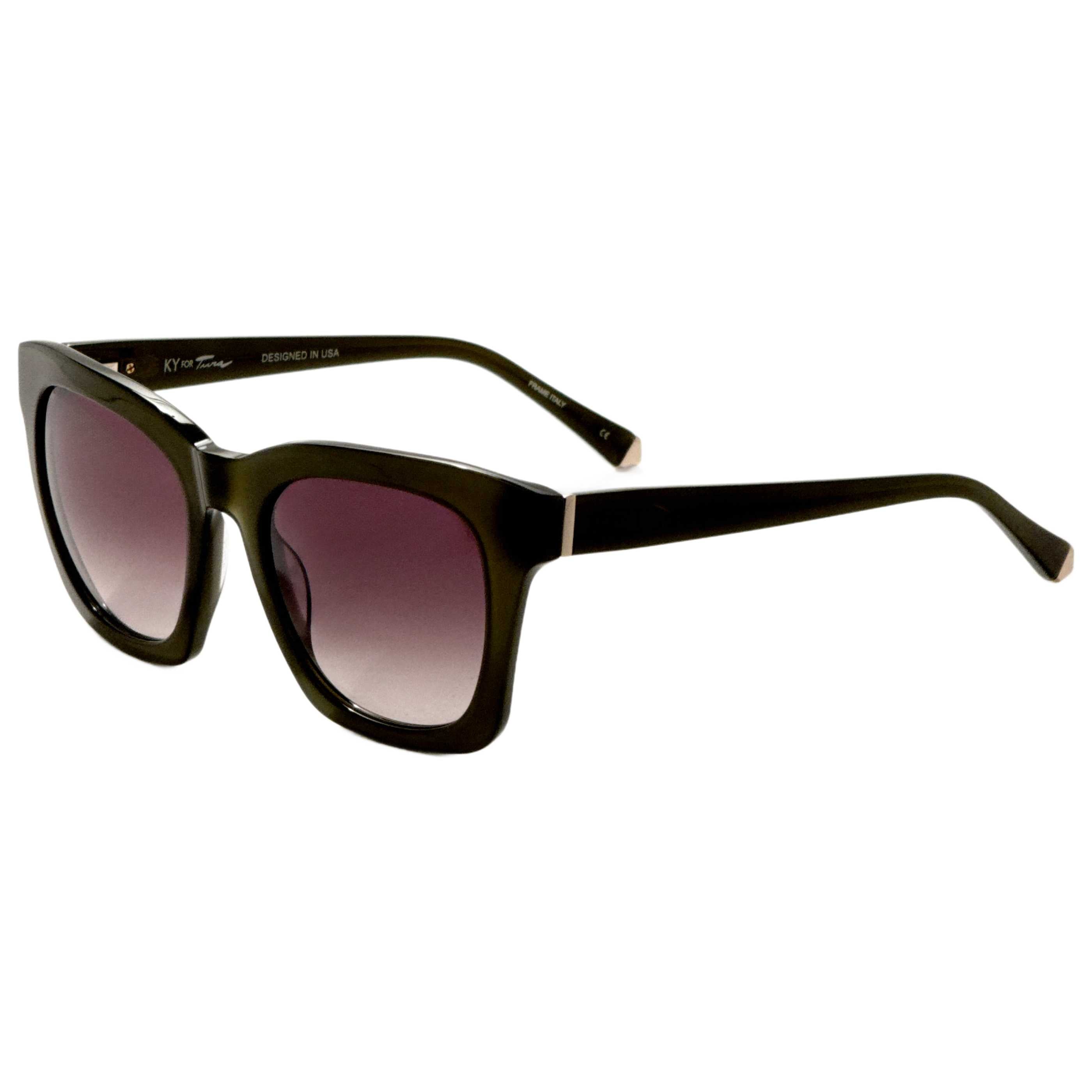משקפי שמש Kate Young דגם Marley לנשים 52 מ״מ בצבע Khaki
