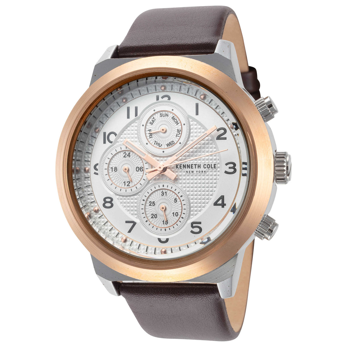 שעון Kenneth Cole דגם Kc50884001 לגברים 47 מ״מ קוורץ