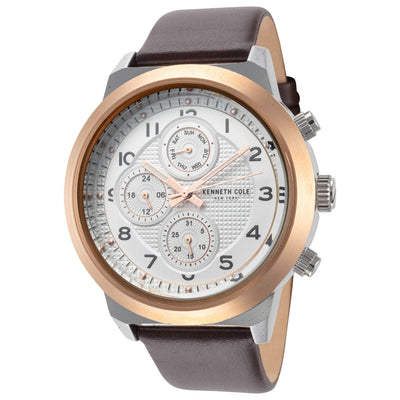 שעון Kenneth Cole דגם Kc50884001 לגברים 47 מ״מ קוורץ