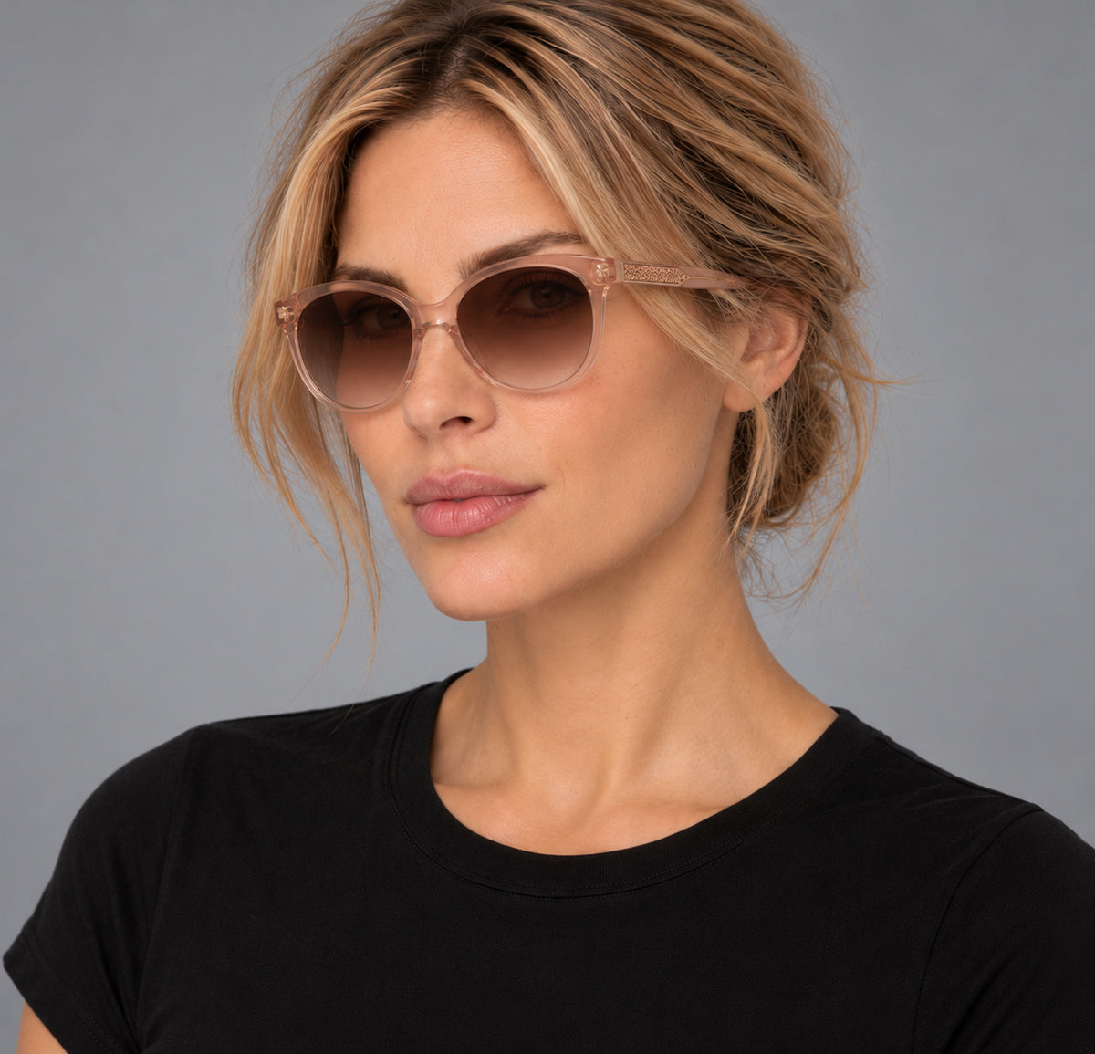 Kate Spade Women's 55mm Crystal Beige Sunglasses KINSLEY-F-S-2T3-55