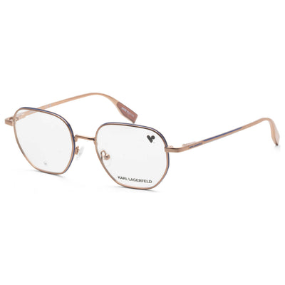 Karl Lagerfeld Men's 50 mm Shiny Amber Gold Eyeglasses KL351-717-50