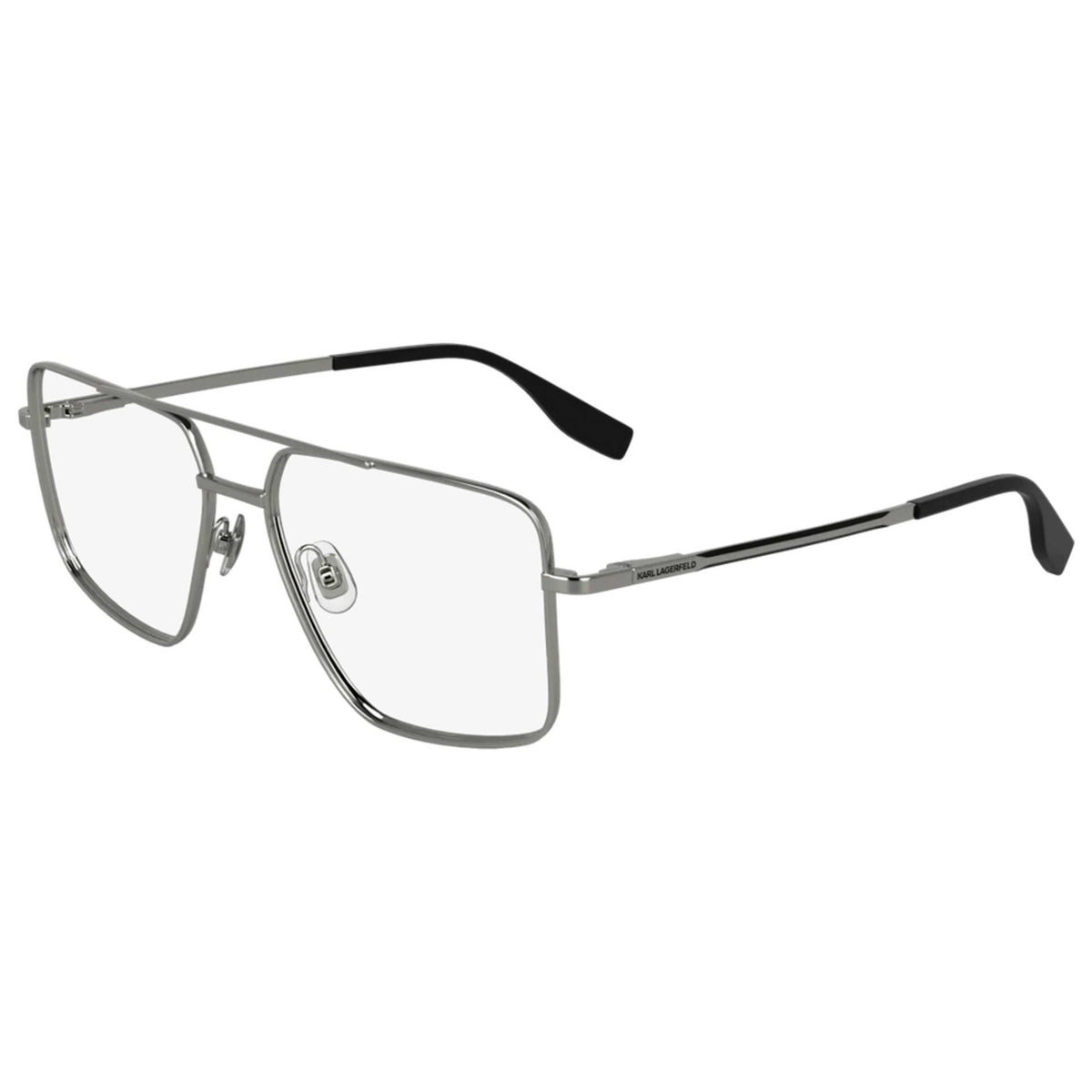 משקפי ראייה Karl Lagerfeld דגם KL357N-041-56 לגברים 56 מ״מ בצבע כסוף