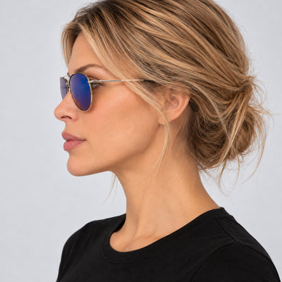 Karl Lagerfeld Unisex 59 mm Silver Sunglasses KL360S-040-59