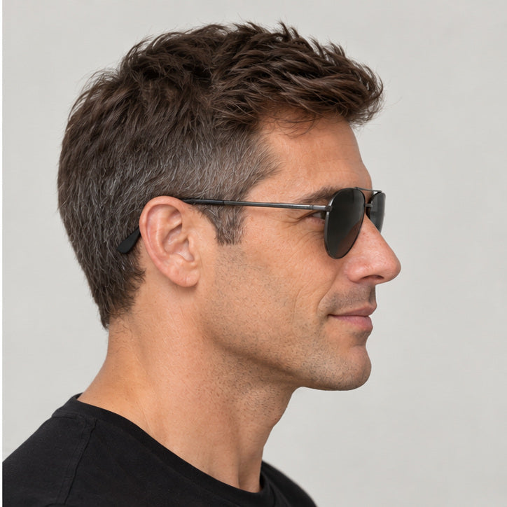 Karl Lagerfeld Unisex 59 mm Dark Gunmetal Sunglasses KL360SN-015-59