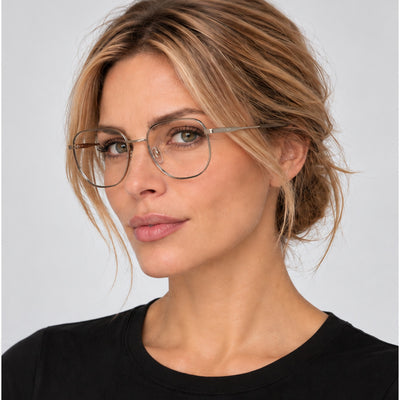 משקפי ראייה Karl Lagerfeld דגם KL361N-770-55 יוניסקס 55 מ״מ בצבע זהב ורוד