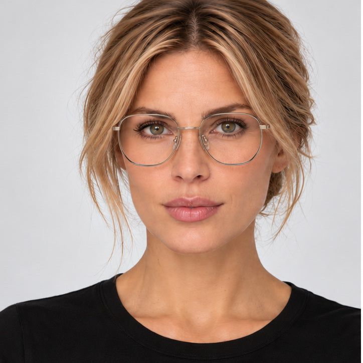 משקפי ראייה Karl Lagerfeld דגם KL361N-770-55 יוניסקס 55 מ״מ בצבע זהב ורוד