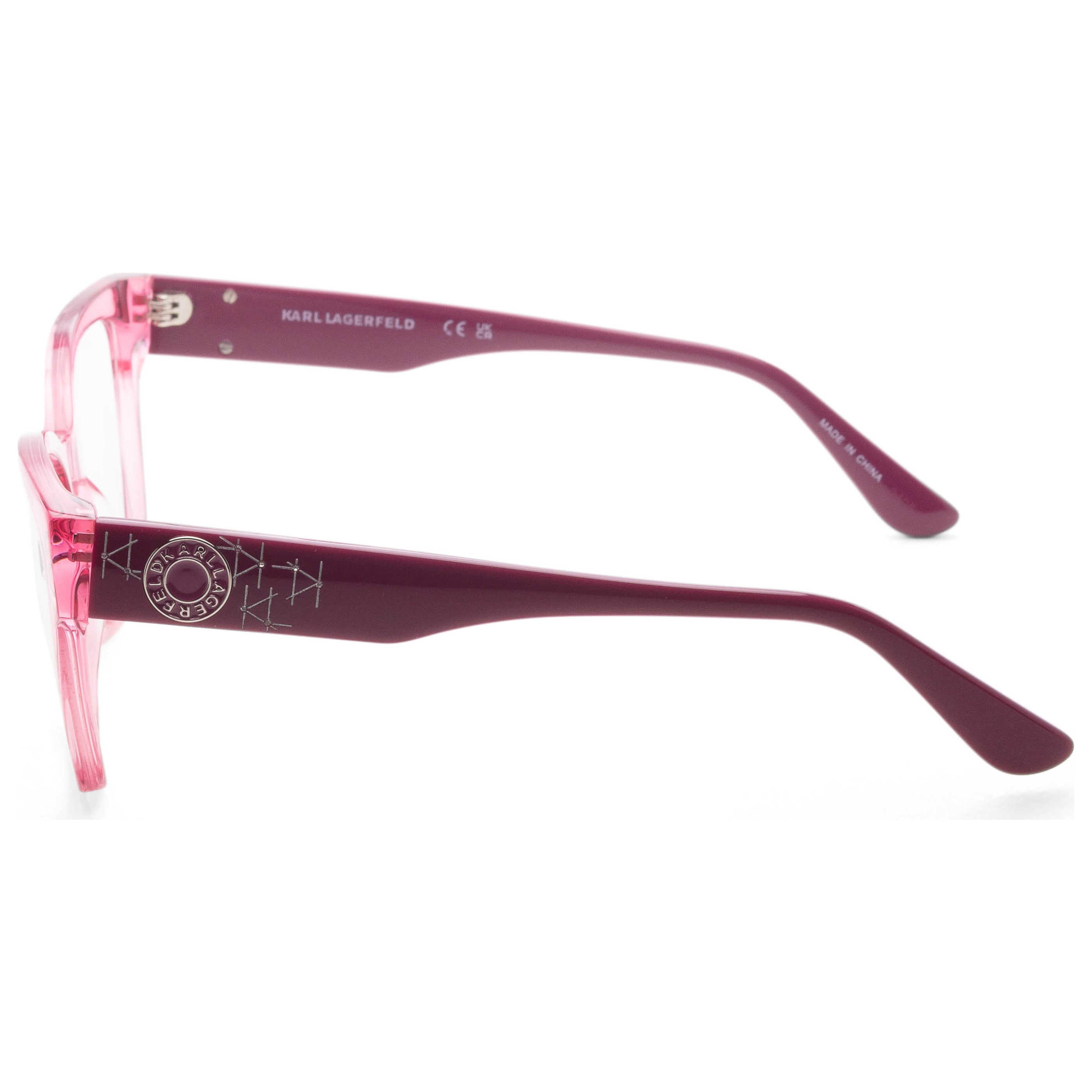משקפי ראייה Karl Lagerfeld דגם Kl6111R לנשים 54 מ״מ בצבע Strawberry