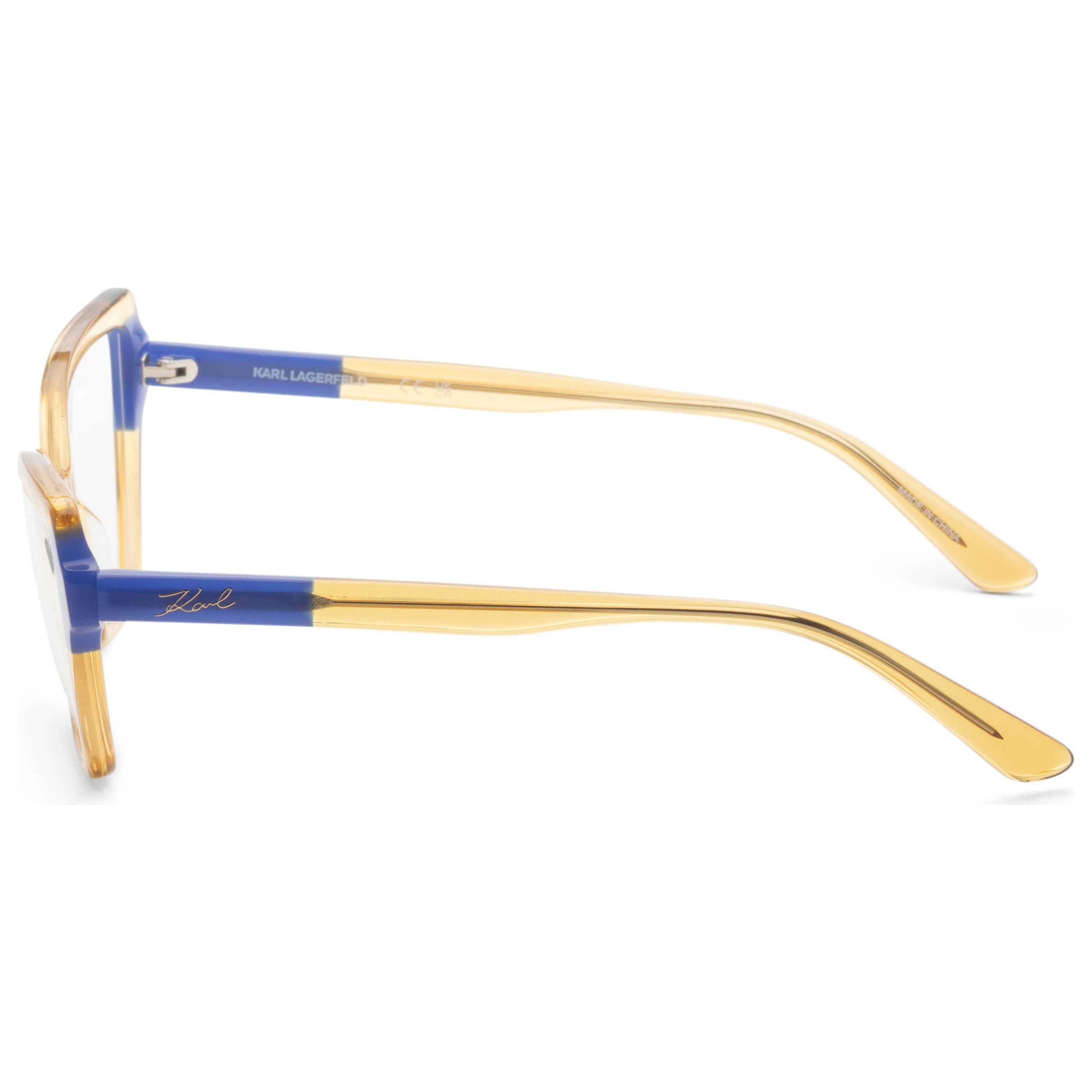 משקפי ראייה Karl Lagerfeld דגם Kl6131 לנשים 53 מ״מ בצבע Caramel כחול