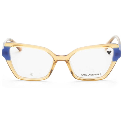 משקפי ראייה Karl Lagerfeld דגם Kl6131 לנשים 53 מ״מ בצבע Caramel כחול