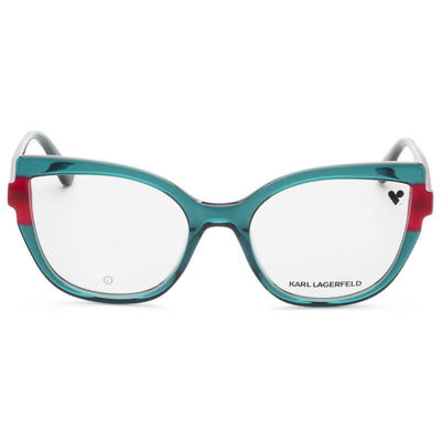 משקפי ראייה Karl Lagerfeld דגם Kl6132 לנשים 54 מ״מ בצבע שקוף ירוק