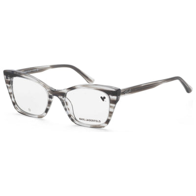 משקפי ראייה Karl Lagerfeld דגם Kl6134 לנשים 52 מ״מ בצבע Striped אפור