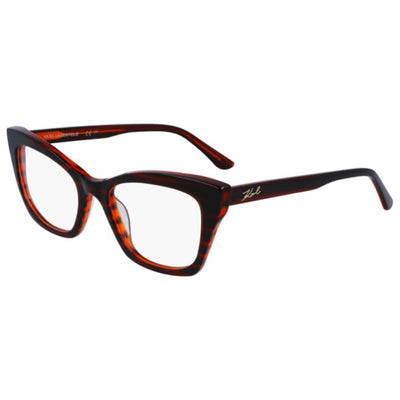Karl Lagerfeld Women's 52 mm Striped Burnt Eyeglasses KL6134-237-52