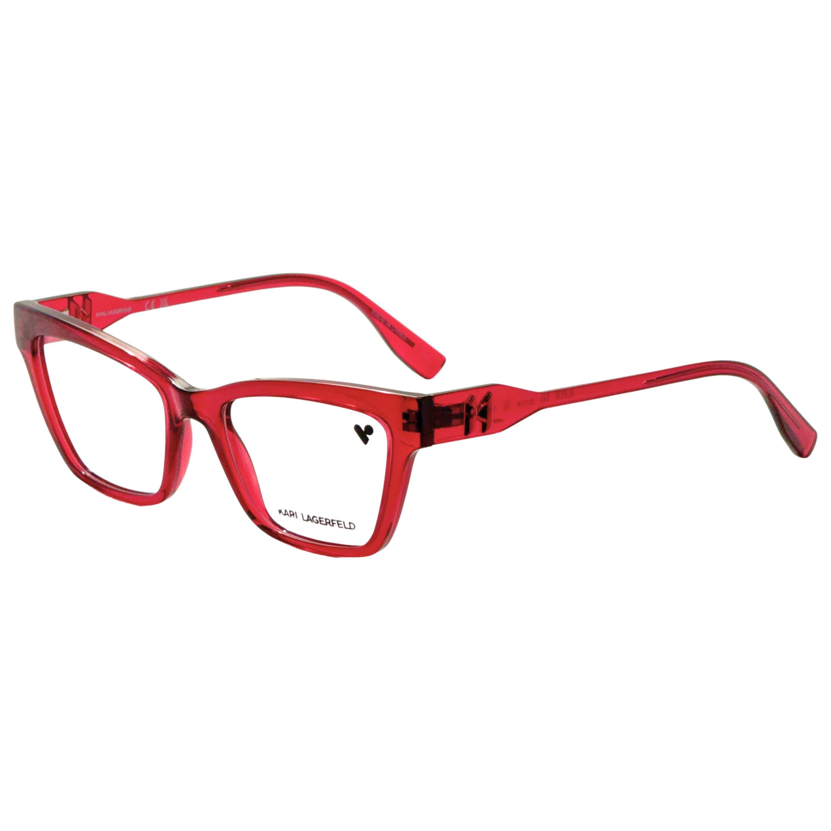 משקפי ראייה Karl Lagerfeld דגם Kl6135 לנשים 53 מ״מ בצבע Cyclamen