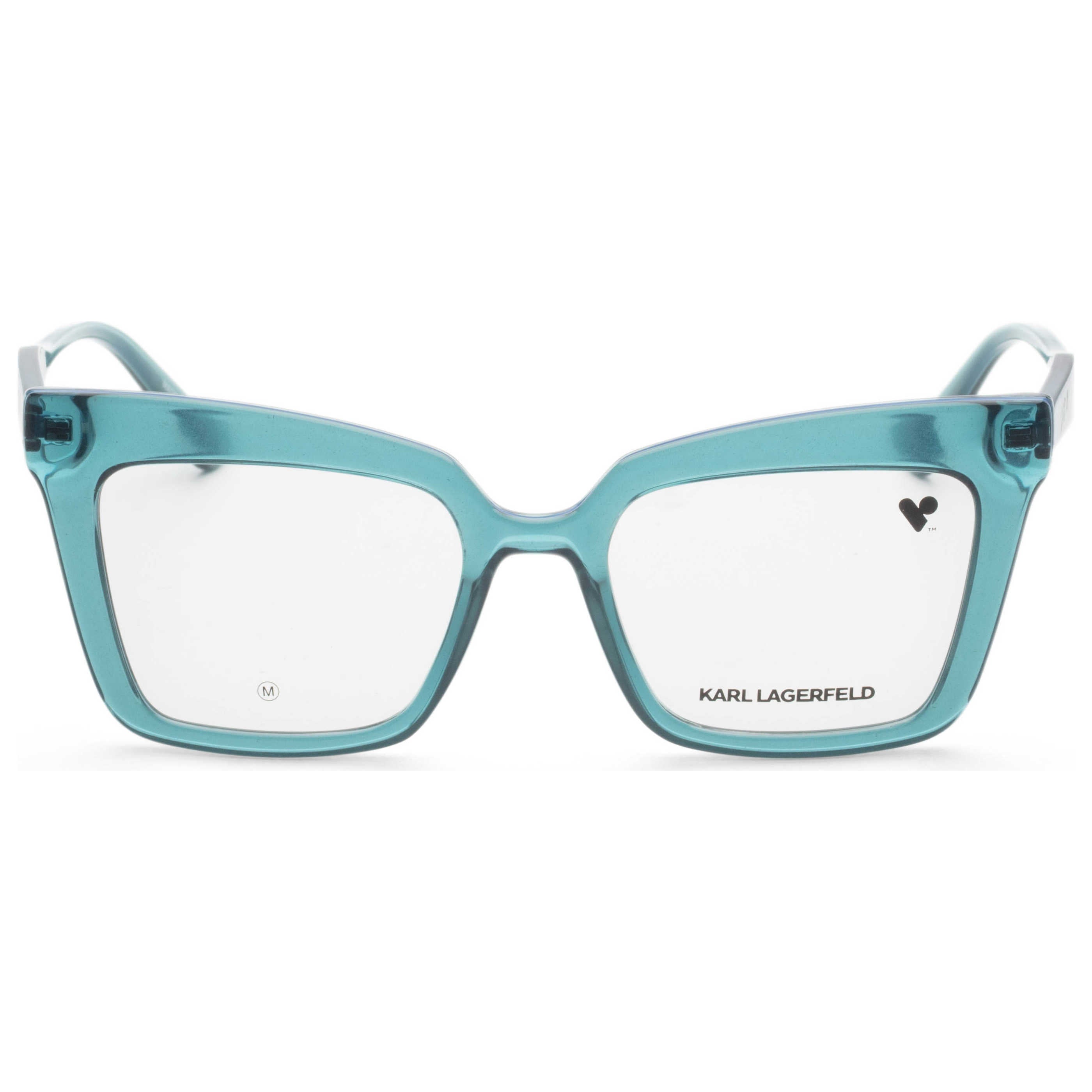 משקפי ראייה Karl Lagerfeld דגם Kl6136 לנשים 51 מ״מ בצבע Petrol Trilayer