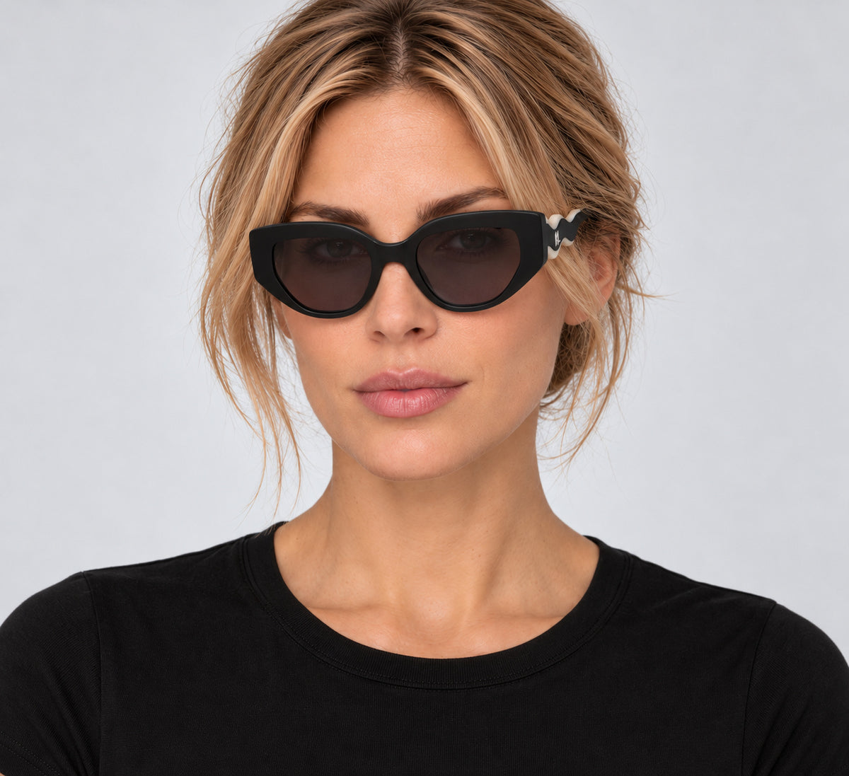 Karl Lagerfeld Women's 50 mm Matte Black Sunglasses KL6144S-002