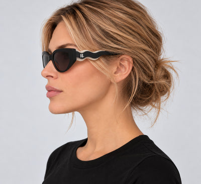 Karl Lagerfeld Women's 50 mm Matte Black Sunglasses KL6144S-002