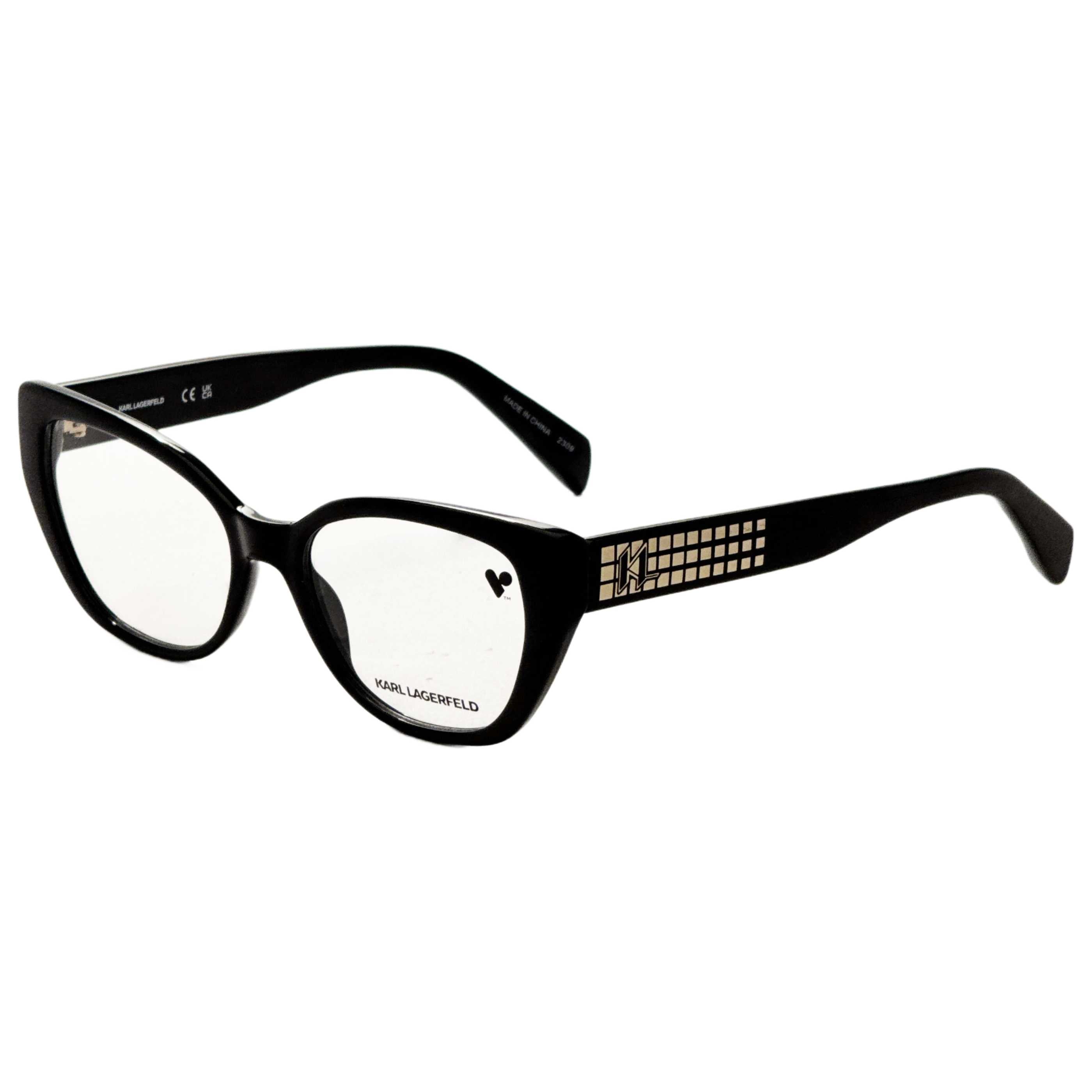 משקפי ראייה Karl Lagerfeld דגם Kl6151 לנשים 53 מ״מ בצבע שחור