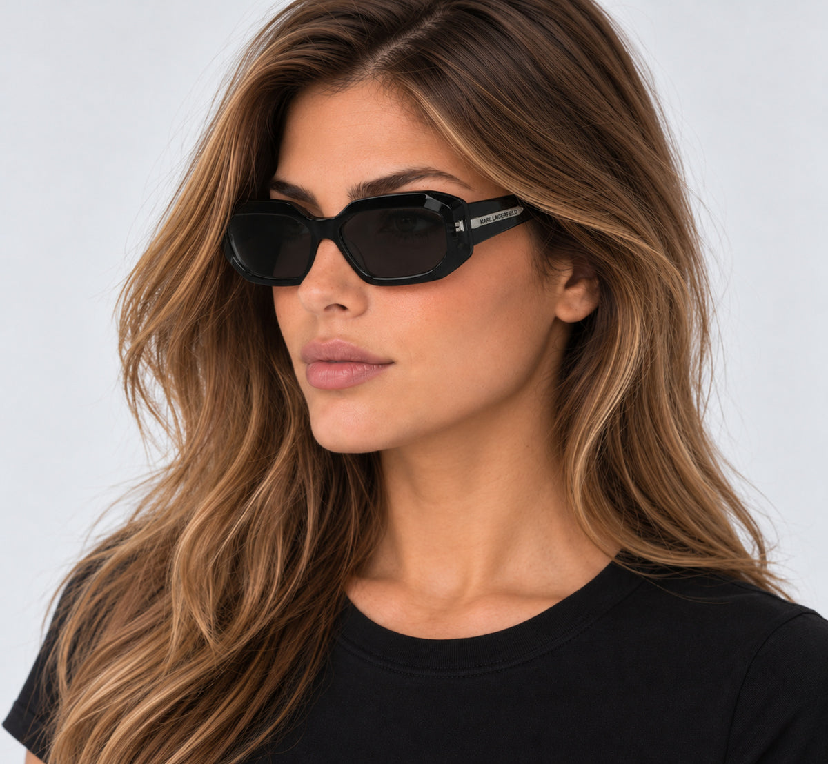 Karl Lagerfeld Women's 53 mm Black Sunglasses KL6167S-001-53