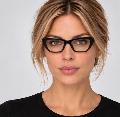 משקפי ראייה Karl Lagerfeld דגם KL6175-001-53 לנשים 53 מ״מ בצבע שחור