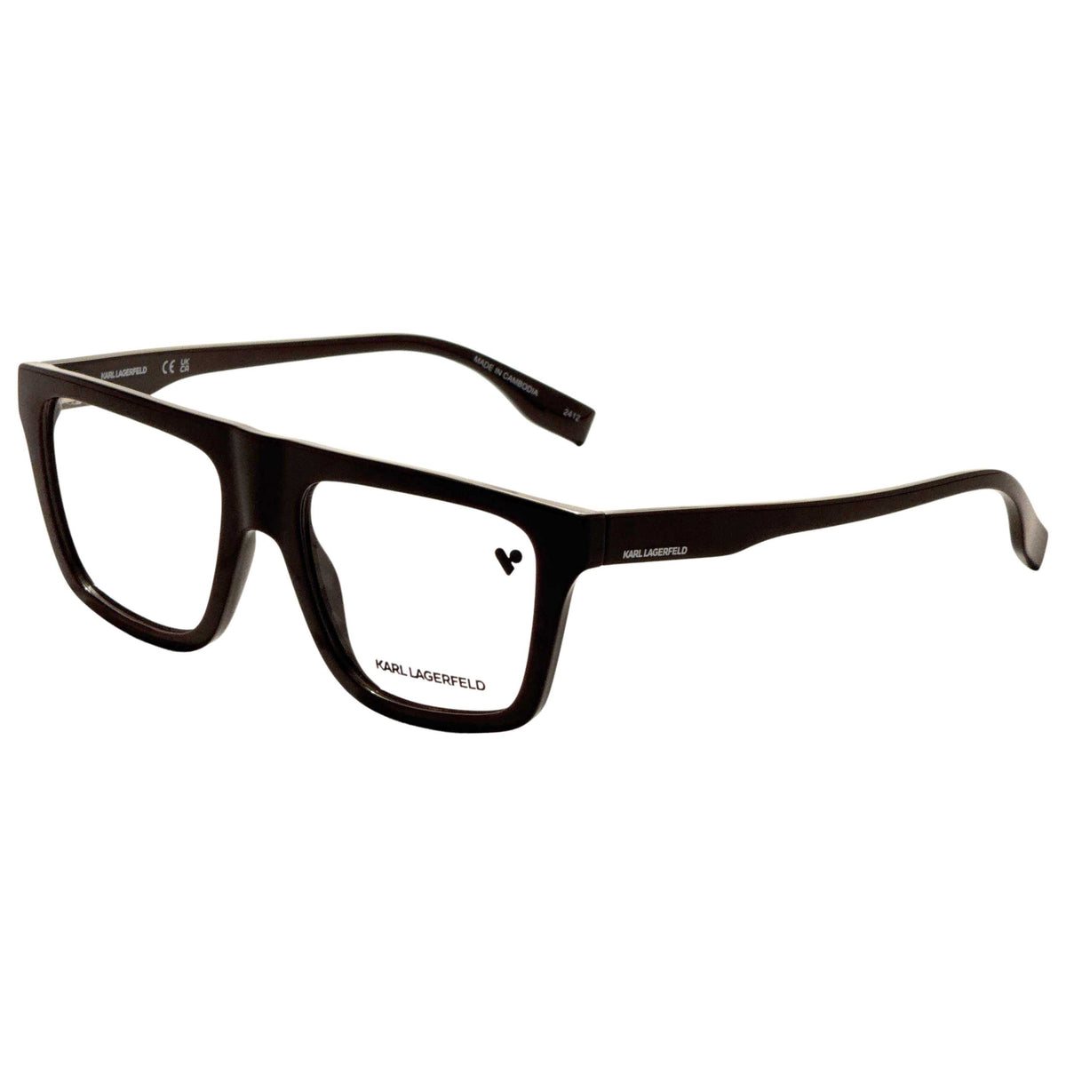 משקפי ראייה Karl Lagerfeld דגם KL6176-207-53 לגברים 53 מ״מ בצבע Mahogany