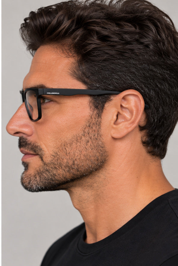 משקפי ראייה Karl Lagerfeld דגם KL6176-207-53 לגברים 53 מ״מ בצבע Mahogany