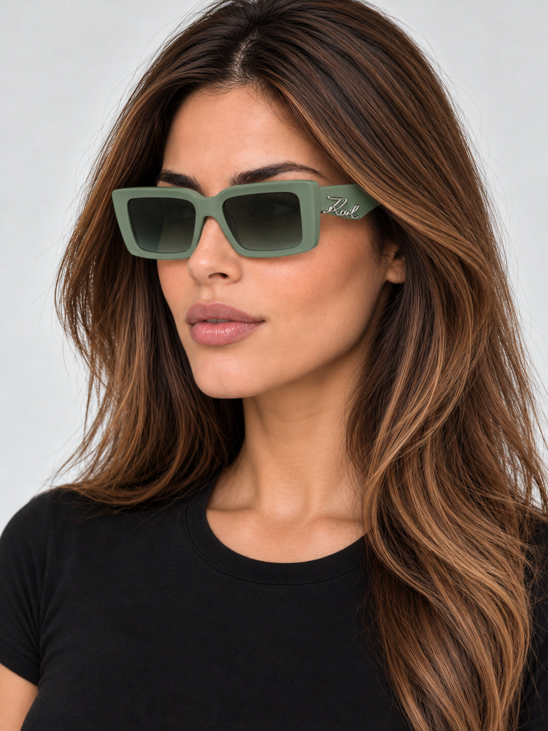 Karl Lagerfeld Women's 53 mm Sage Green Sunglasses KL6180S-316-53