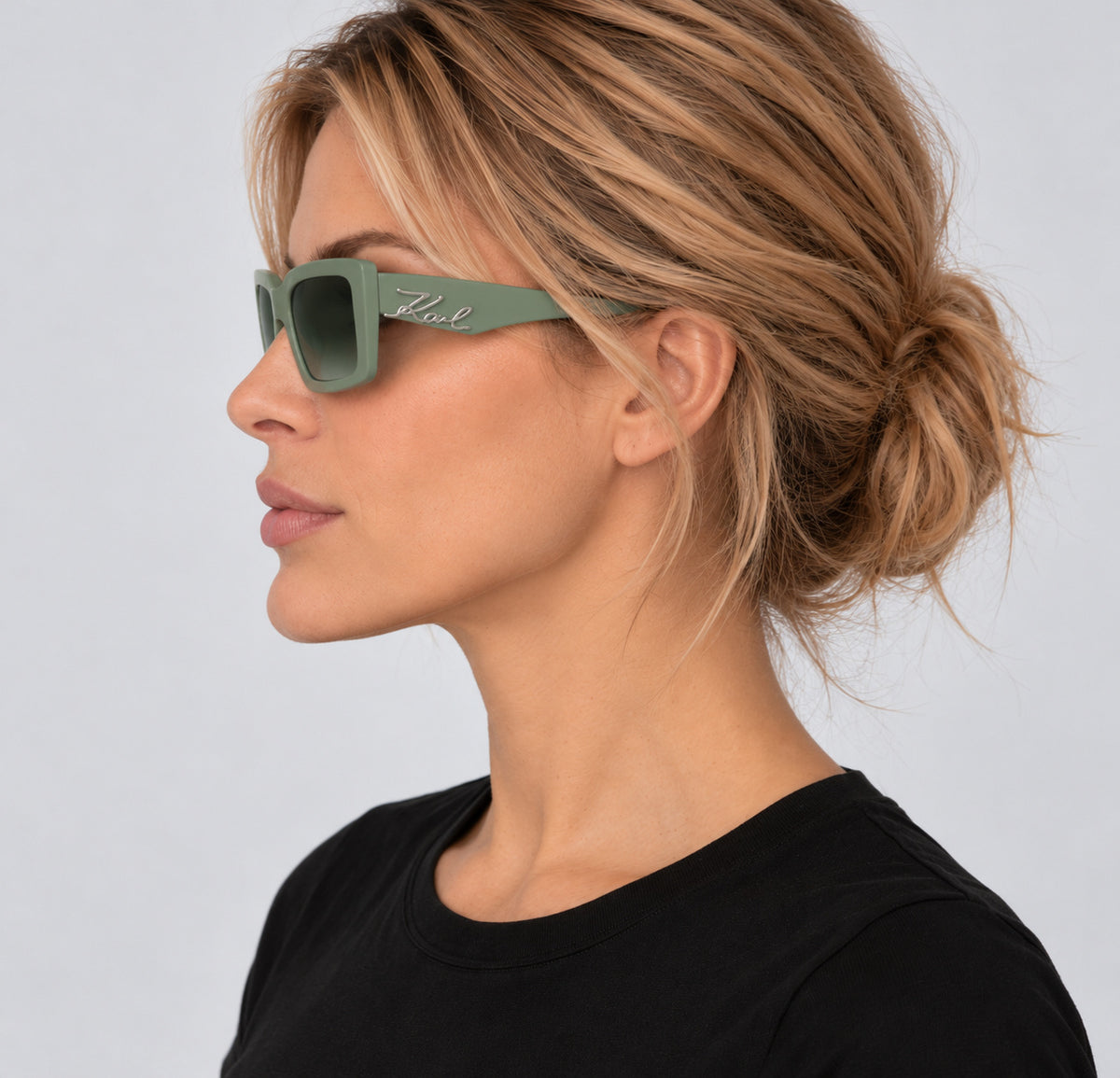 Karl Lagerfeld Women's 53 mm Sage Green Sunglasses KL6180SN-316-53