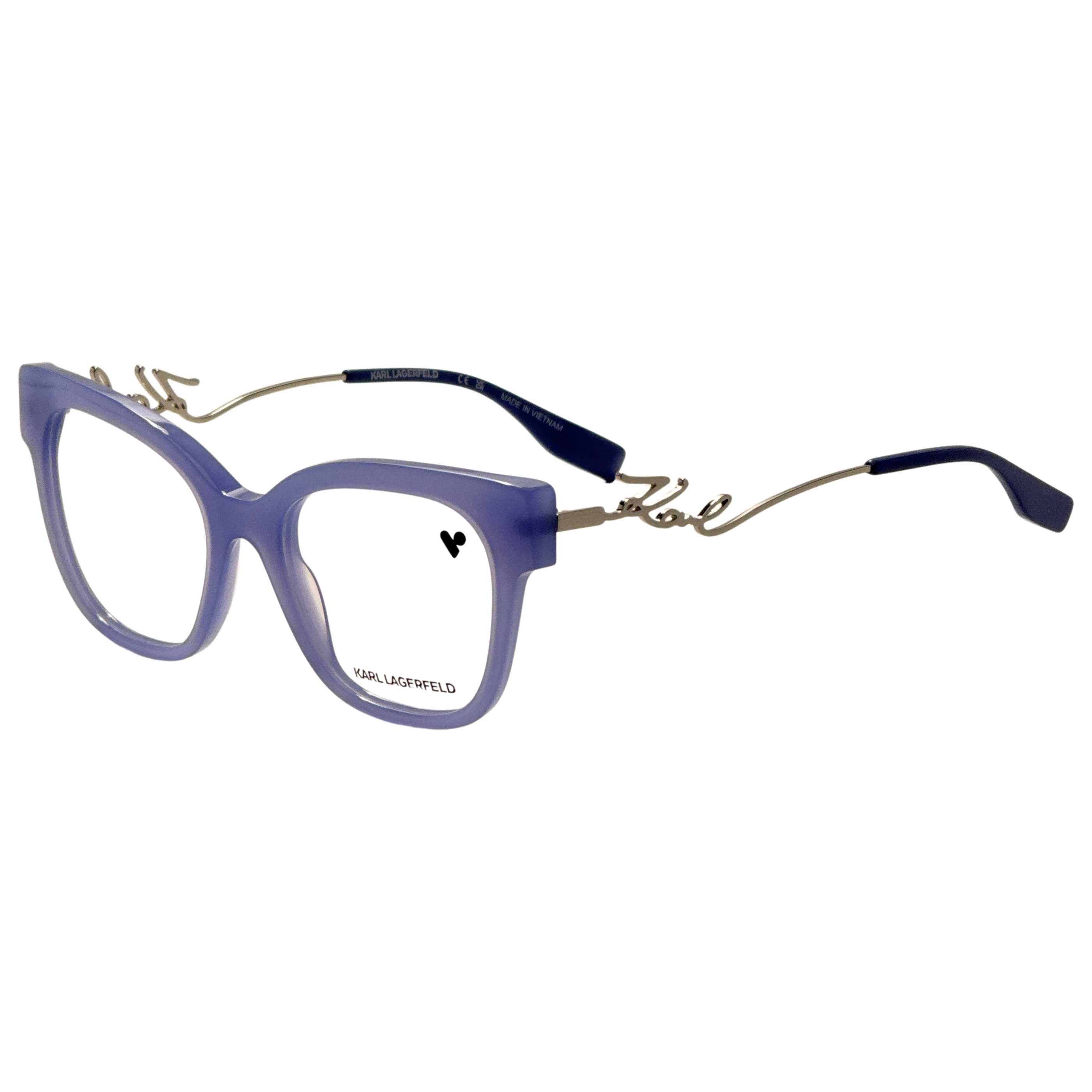 משקפי ראייה Karl Lagerfeld דגם Kl6191 לנשים 52 מ״מ בצבע Sky כחול