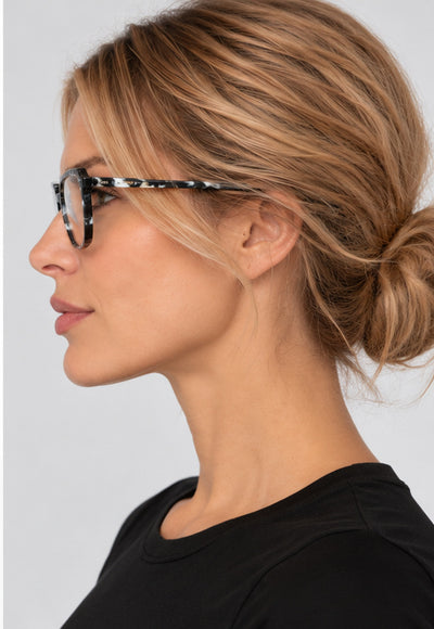 משקפי ראייה Karl Lagerfeld דגם KL6193-016-55 לנשים 55 מ״מ בצבע Marble Black