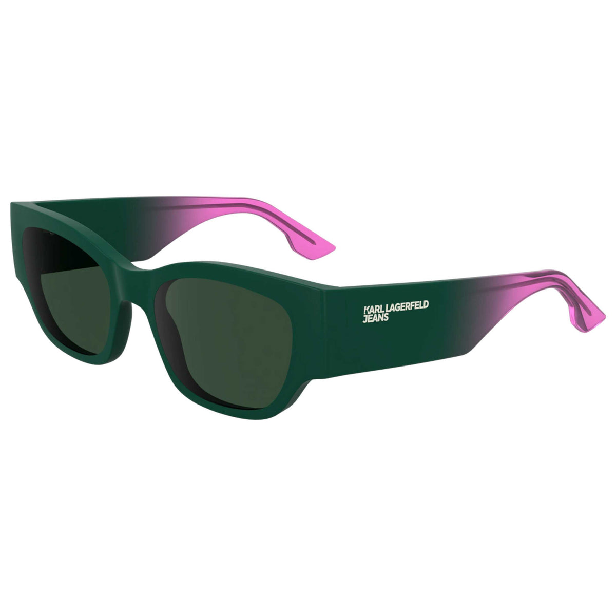 משקפי שמש Karl Lagerfeld דגם KLJ6168S-301-52 יוניסקס 52 מ״מ בצבע Matte Dark Green