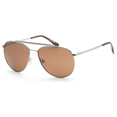 משקפי שמש Lacoste דגם L177S לגברים 57 מ״מ בצבע אפור מטאלי