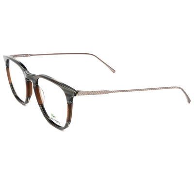 משקפי ראייה Lacoste דגם L2828 לגברים 50 מ״מ בצבע חום אפור
